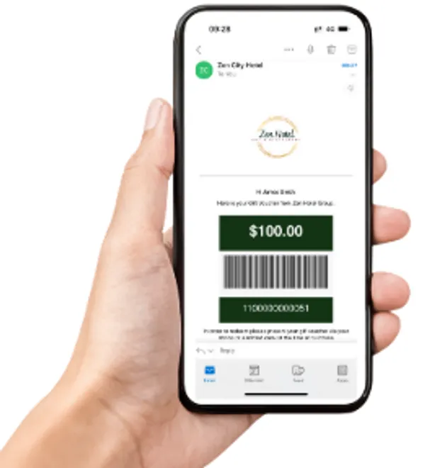 Online Voucher System Screenshot